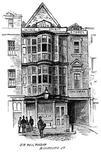 The Sir Paul Pindar public house, Bishopsgate Street, London