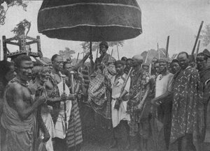 The Subdued King of Akim Carried on His Chair of State by Unbekannt