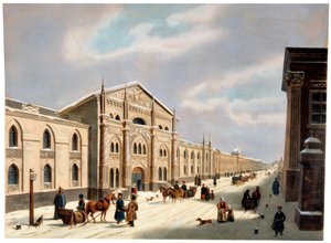The Synodal Printing House, Nikolskaya Street, Moscow, Russia by Unbekannt