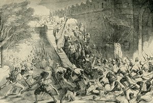 The Taking of the Kashmir Gate by Unbekannt