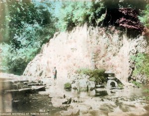 The Tamadare Falls, Yumoto, Hakone, Japan