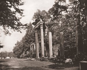 The Temple of Augustus at Virginia Water, Surrey by Unbekannt