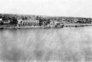The Tigris River from the 31st British General Hospital, Baghdad, Mesopotamia, WWI by Unbekannt