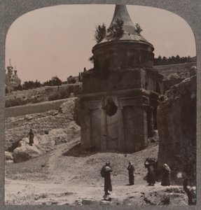 The Tomb of Absalom in the Valley of Jehosaphat, c1900 by Unbekannt