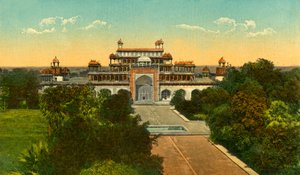 The Tomb of Akbar the Great Alias Sikandra, Agra by Unbekannt