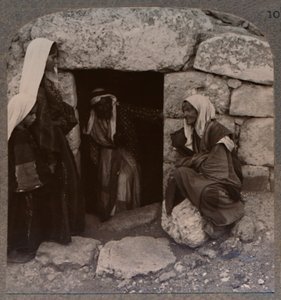 The Tomb of Lazarus, Bethany, c. 1900 by Unbekannt
