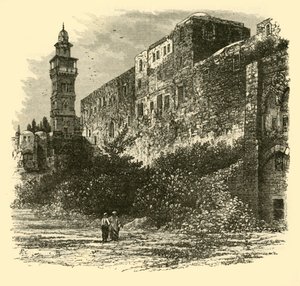 The Tower of Antonia, Jerusalem, 1890 by Unbekannt