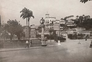 The Tram Passing the Praca da Gloria, 1914 by Unbekannt