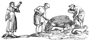 The Unearthing of a Fox, 14th century, 1833