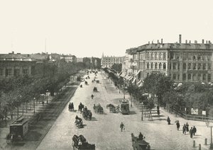 The Vesterbrogade, Copenhagen, Denmark, 1895