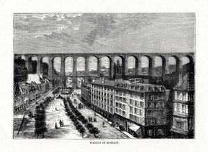 The Viaduct at Morlaix, France