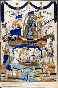 The Virgin Mary as Madonna in Glory by Unbekannt