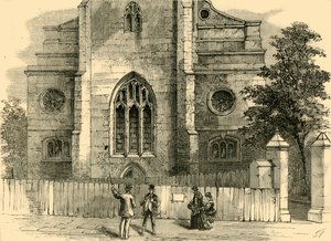 The West End of St. Andrews, Showing the Gothic Arch, c1872 by Unbekannt
