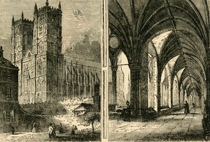 The Western Towers and Cloisters of Westminster Abbey