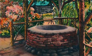 The Wishing Well at Ramonas Marriage Place, Old Town, San Diego, California by Unbekannt