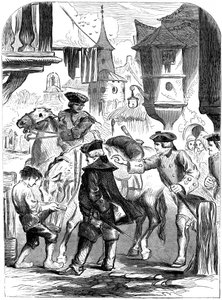 The arrest of Charles Belleisle at Elbingerode, Germany, 1744 19th century
