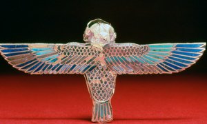 The Back of a Gold Winged Ba Amulet, Ptolemaic Period, Egypt, 4th-1st Century BC by Unbekannt