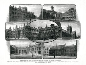 The Colleges of the University of Oxford by Unbekannt