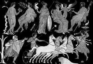 The Death of Hippolytus by Unbekannt