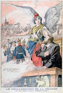 The disarmament of France, the wound always bleeds, Mr Jaures!, 1903