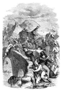 The election riot at Hawick, Scottish Borders by Unbekannt