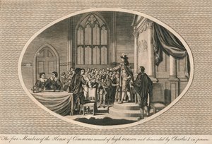 The Five Members of the House of Commons Accused of High Treason, 1642 by Unbekannt
