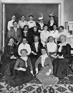 The international gathering of the women suffrage workers