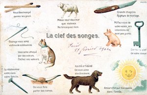 The Key of the Dreams, French Postcard by Unbekannt