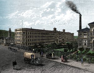 The Mill at Saltaire, c. 1880 by Unbekannt