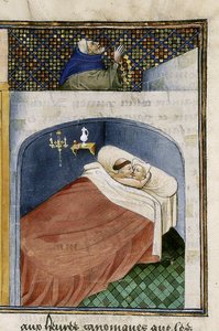 The Monk Sleeps with the Wife While the Husband is Praying, 1460s