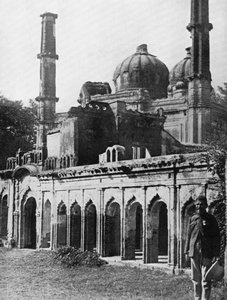 The Old Mosque at Lucknow, India