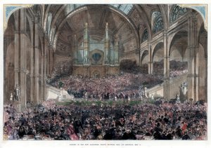 The opening of the new Alexandra Palace, Muswell Hill, 1st May 1875