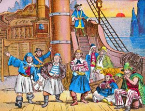 The Pirates at Home, c1905 by Unbekannt