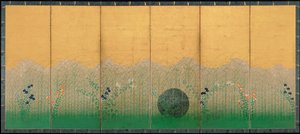 The Plain of Musashi, ca 1760 by Unbekannt