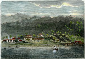 The Town of Morant, Morant Bay, Jamaica