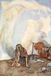 The White Steed Had Vanished from Their Eyes Like a Wreath of Mist, c1910 by Unbekannt