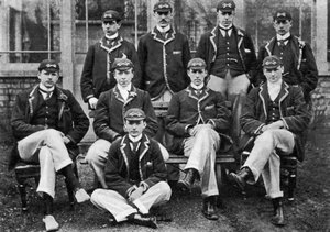 The Winning Oxford Boat Race Crew by Unbekannt