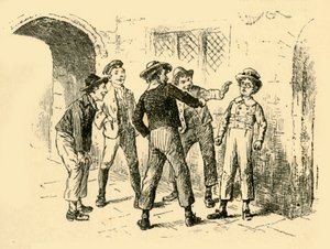 They indulged in jokes at the expense of the spectacled boy, 1907