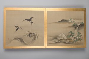 Thirty Paintings of Birds, Flowers and Landscape by Unbekannt