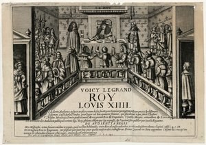 The Good King Louis XIV Giving a Public Audience, 1668 by Unbekannt