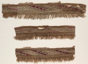 Three Border Fragments, c. 1100-1400 by Unbekannt