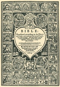 Title Page of the Geneva Bible, 1614, 1943