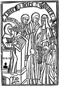 Title Page to the Libre de les Dones of Cardinal Ximenes, Barcelona, 1495, 1964
