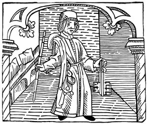 Toll collector, 15th century, 1893