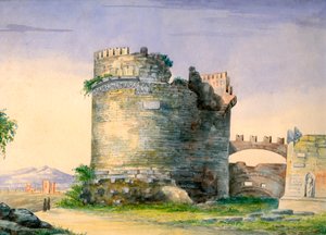 Tomb of Caecilia Metella, Rome, Italy by Unbekannt