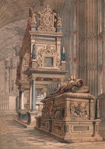 Tomb of Queen Elizabeth, 1845