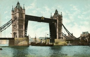 Tower Bridge, London, 1906 by Unbekannt