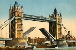Tower Bridge, London, c1910 by Unbekannt