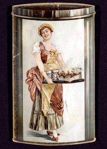 Trade Card for Tinned Frankfurters produced by Heinrich Bauer of Frankfurt am Main, Germany by Unbekannt
