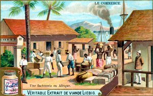 Trade: Trading Post in Africa, c1900
